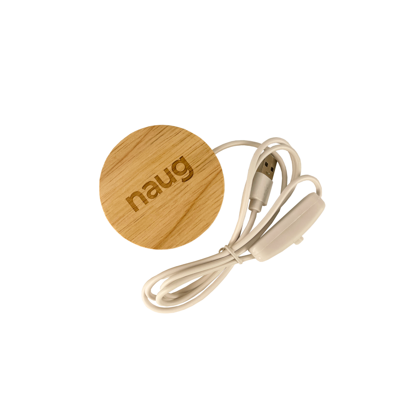 Wooden Basic LED Light with NAUG engraved