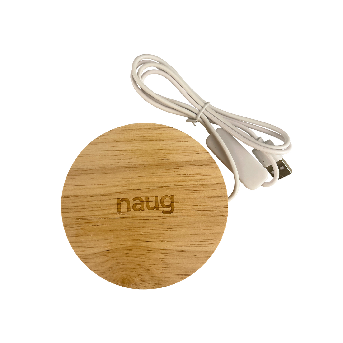 Wooden Basic LED Light with NAUG engraved