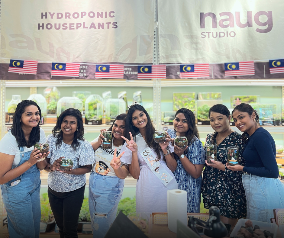 Terrarium Workshop 7 Pax Bachelorette Activity