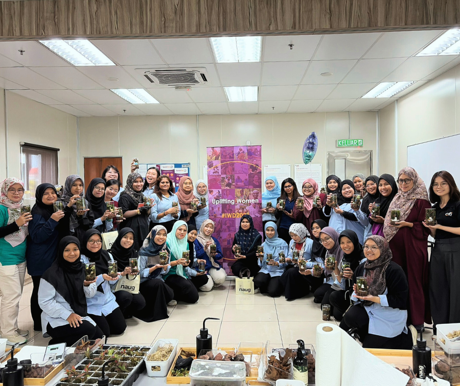 Celebrating Women’s Day with Creativity: Soilless Terrarium Workshop at Outspan Malaysia