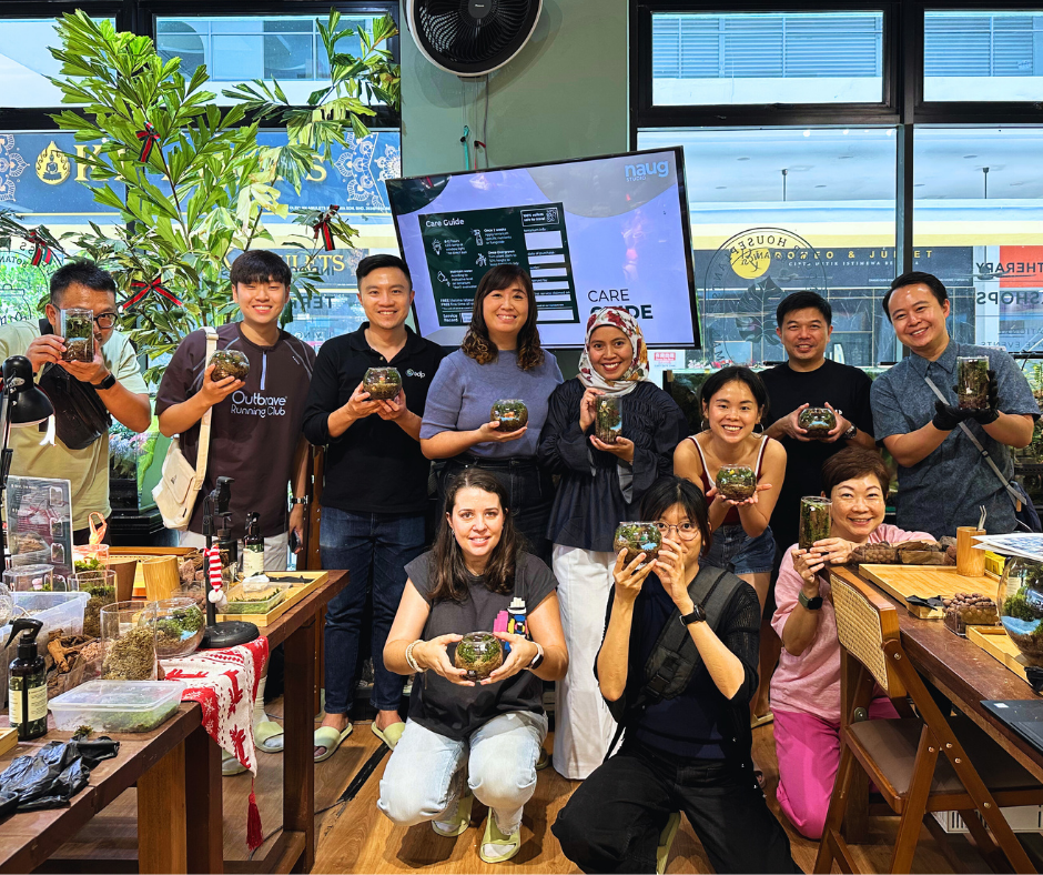 Terrarium Workshop Recap: A Fun-Filled Session with the EDP Singapore Team!
