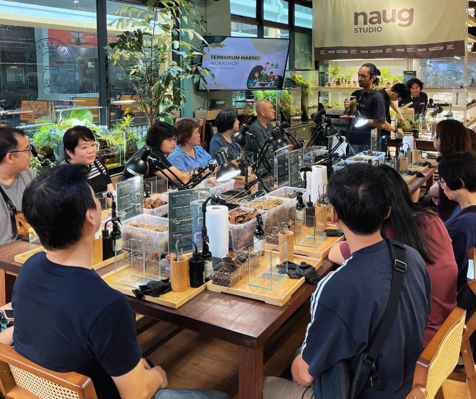 A Well-Deserved Retreat: Terrarium Workshop with Girls' Brigade Singapore