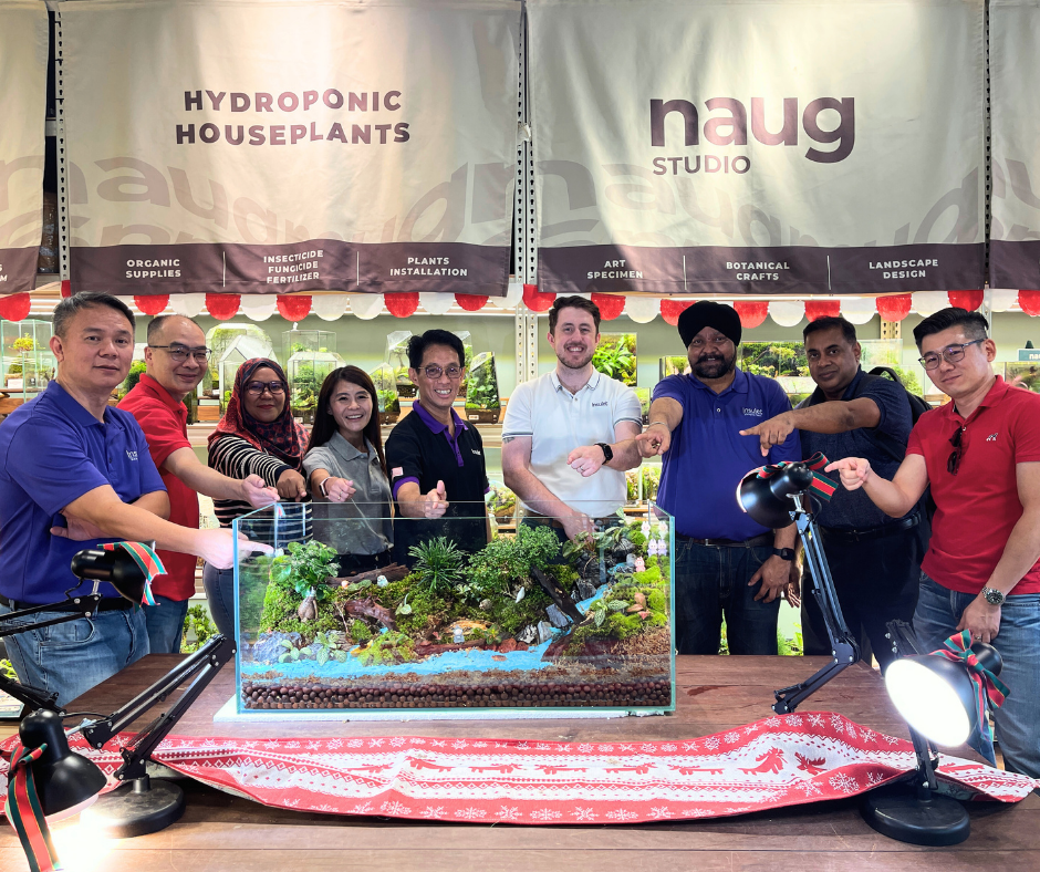 9 Minds, 1 Terrarium: How Insulet team built a giant terrarium in 2 Hours!