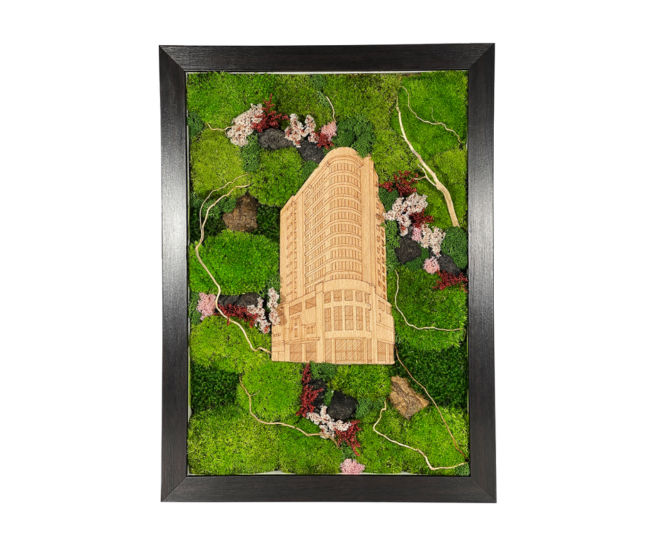 Customized Preserved Moss Frame