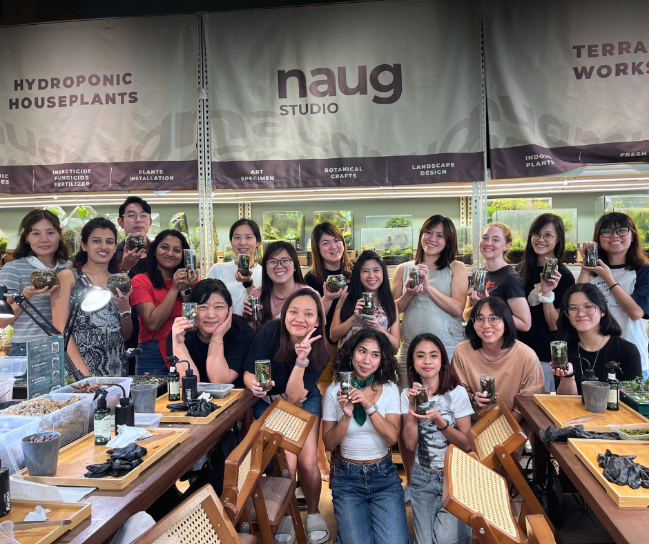 Terrarium Workshop 18 Pax Team Building with Inno Montessori