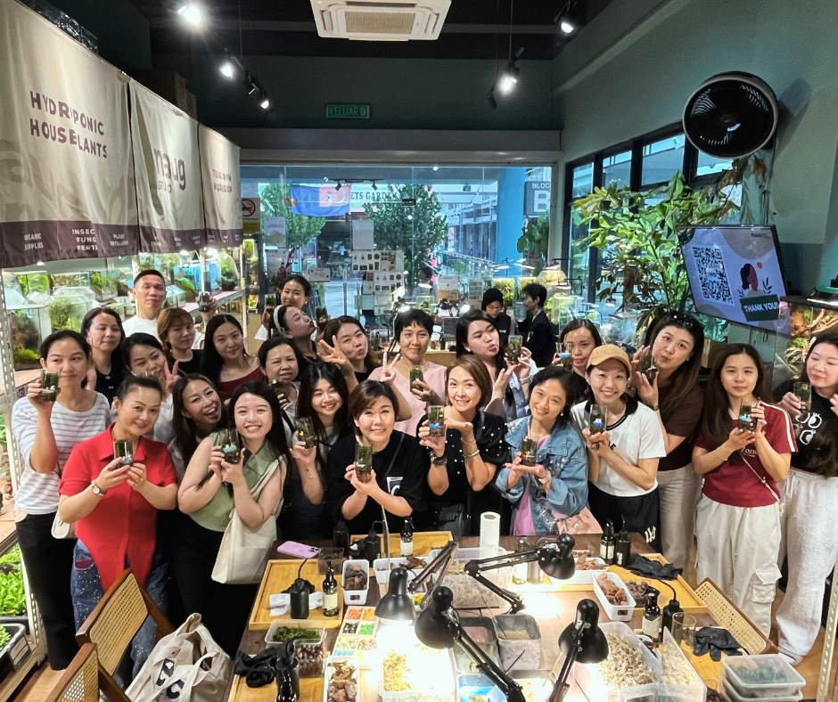 Terrarium Workshop 27 Pax Team Bonding Activity with MTM Skincare