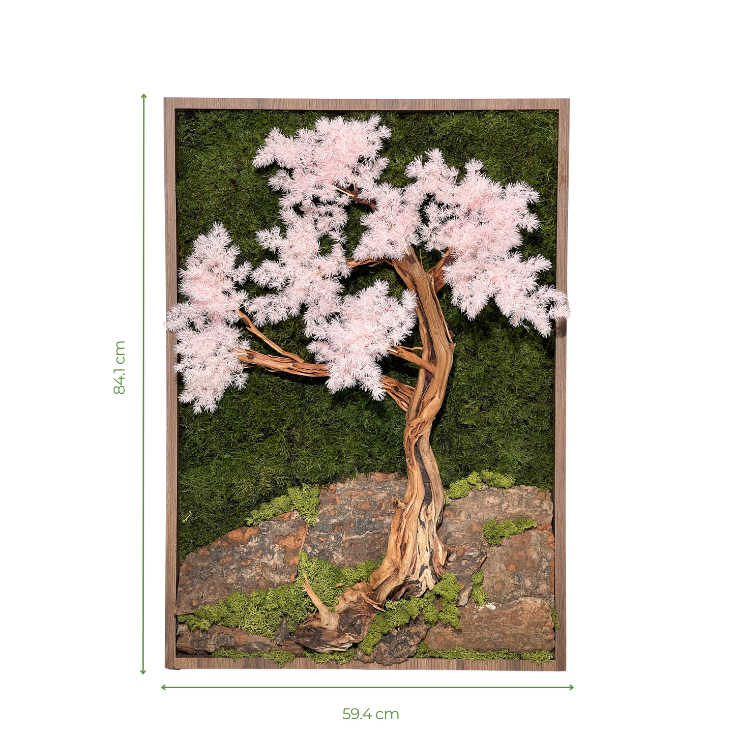 Preserved Moss Frame with 59.4CM x 84.1CM
