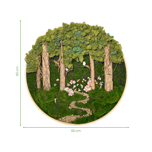 Preserved Moss Frame 60CM