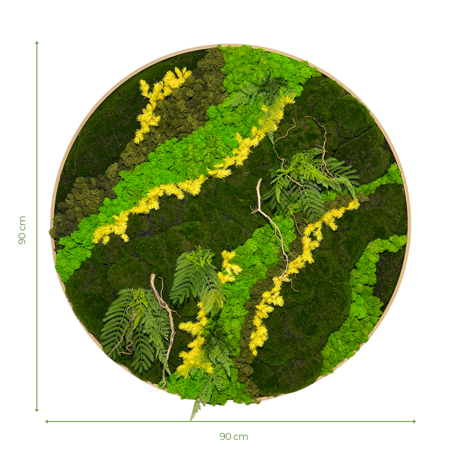 Preserved Moss Frame with 90CM