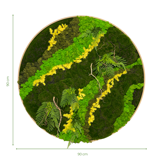 Preserved Moss Frame with 90CM