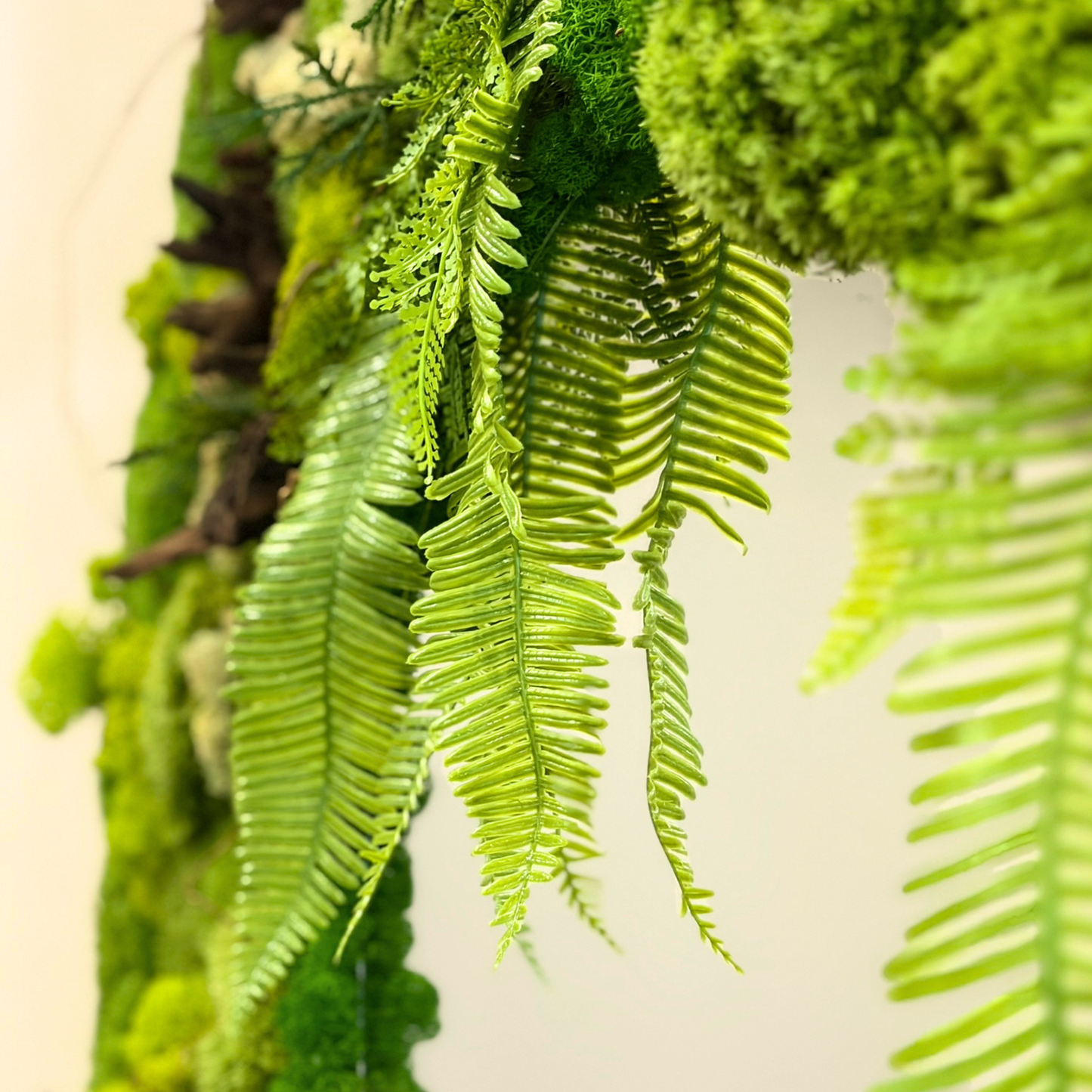 Preserved Moss Frame with mirror 90CM