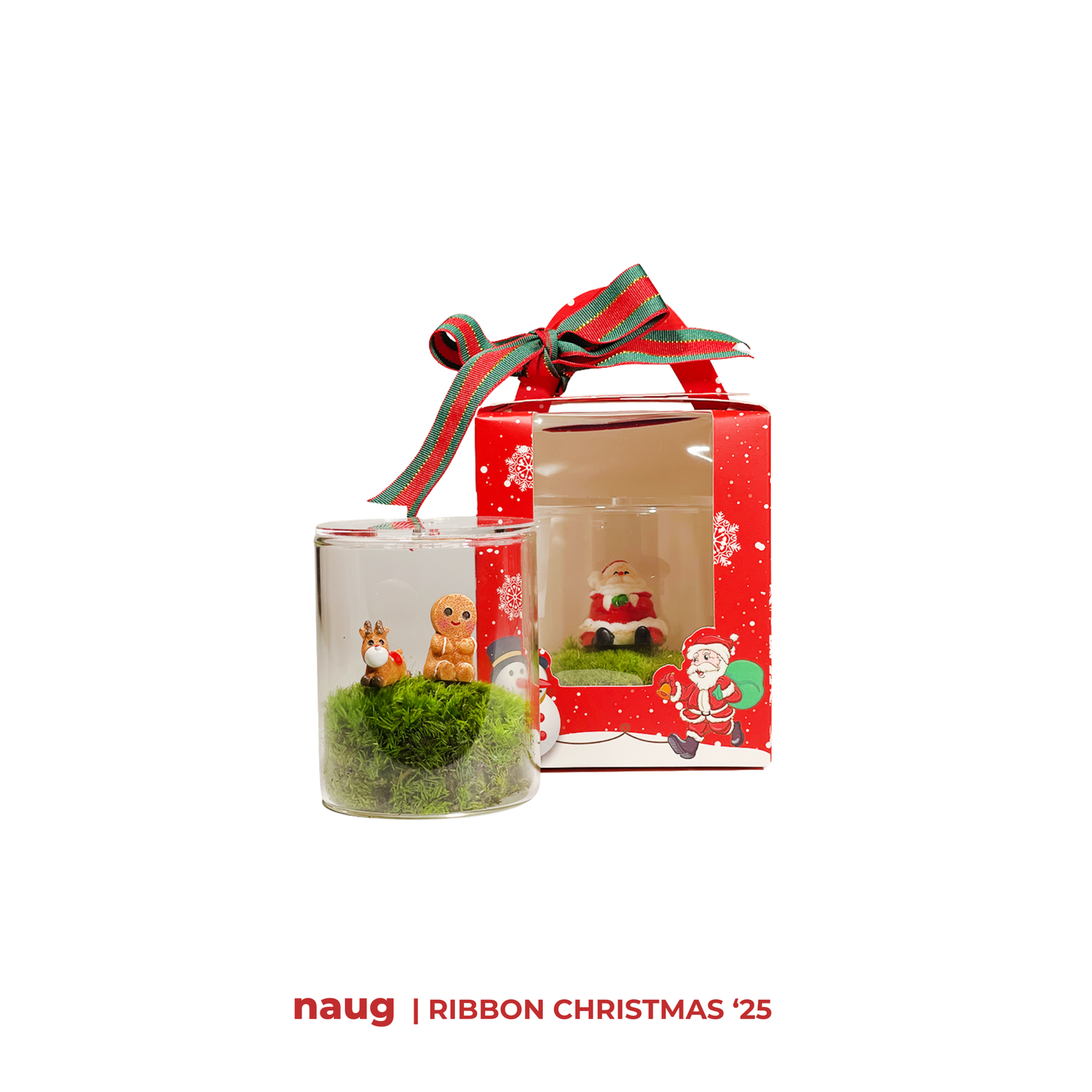 Christmas Exclusive Preserved Moss Terrarium